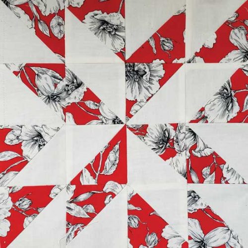 Square and Compass Quilt Block Pattern